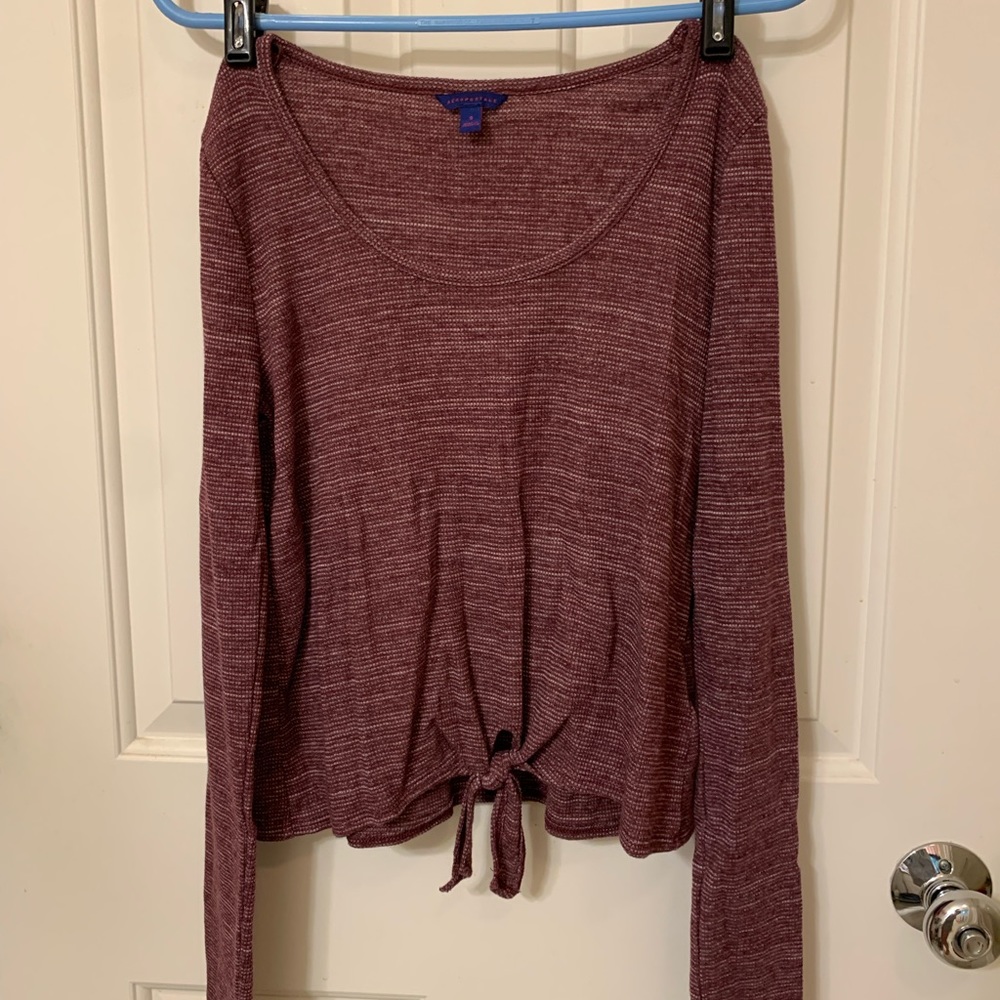 textured long sleeve
